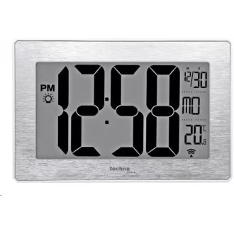 Hodiny TechnoLine WS 8019, stříbrné Hodiny TechnoLine WS 8019, stříbrné