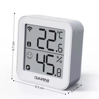 GARNI 158THT chytrý vnitřní teploměr s vlhkoměrem GARNI 158THT chytrý vnitřní teploměr s vlhkoměrem
