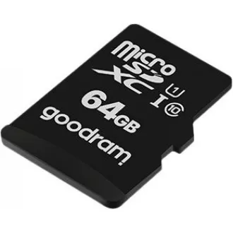 GOODRAM MicroSDXC karta 64GB M1AA, UHS-I Class 10, U1 + adaptér GOODRAM MicroSDXC karta 64GB M1AA, UHS-I Class 10, U1 + adaptér