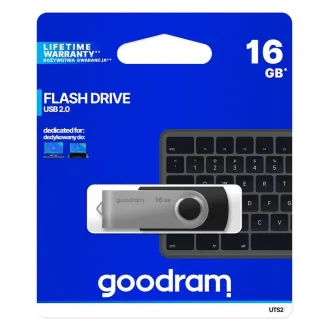 GOODRAM Flash Disk 16GB UTS2, USB 2.0, černá GOODRAM Flash Disk 16GB UTS2, USB 2.0, černá