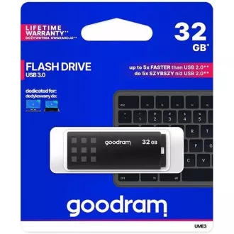 GOODRAM Flash Disk 32GB UME3, USB 3.0, černá GOODRAM Flash Disk 32GB UME3, USB 3.0, černá