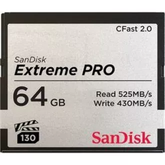 SanDisk CFAST 2.0 64GB Extreme Pro (515 MB/s) SATA SanDisk CFAST 2.0 64GB Extreme Pro (515 MB/s) SATA