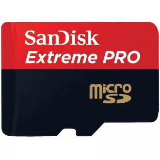 SanDisk Micro SDXC karta 32GB Extreme PRO (100MB/s, Class 10 UHS-I V30) + adaptér SanDisk Micro SDXC karta 32GB Extreme PRO (100MB/s, Class 10 UHS-I V30) + adaptér