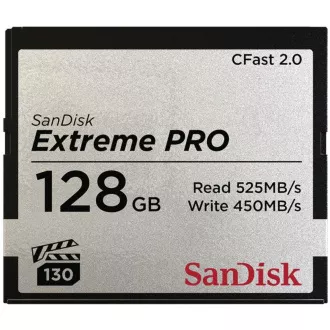 SanDisk CFAST 2.0 128GB Extreme Pro (525 MB/s VPG130) SATA SanDisk CFAST 2.0 128GB Extreme Pro (525 MB/s VPG130) SATA