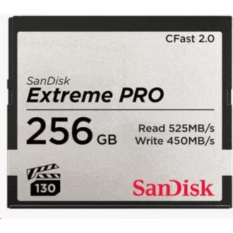 SanDisk CFAST 2.0 256GB Extreme Pro (525 MB/s VPG130) SATA SanDisk CFAST 2.0 256GB Extreme Pro (525 MB/s VPG130) SATA