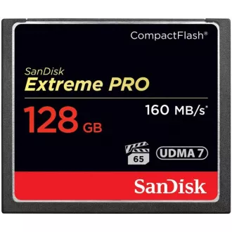 SanDisk Compact Flash 128GB Extreme Pro (160MB/s) VPG 65, UDMA 7 SanDisk Compact Flash 128GB Extreme Pro (160MB/s) VPG 65, UDMA 7