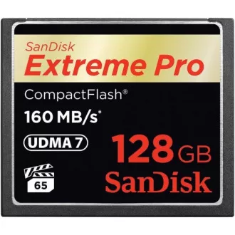 SanDisk Compact Flash 128GB Extreme Pro (160MB/s) VPG 65, UDMA 7 SanDisk Compact Flash 128GB Extreme Pro (160MB/s) VPG 65, UDMA 7
