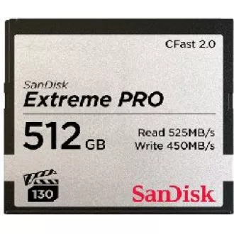 SanDisk CFAST 2.0 512GB Extreme Pro (525 MB/s VPG130) SanDisk CFAST 2.0 512GB Extreme Pro (525 MB/s VPG130)