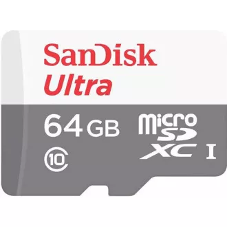 Sandisk MicroSDXC karta 64GB Ultra (80MB/s, Class 10 UHS-I, Android) Sandisk MicroSDXC karta 64GB Ultra (80MB/s, Class 10 UHS-I, Android)