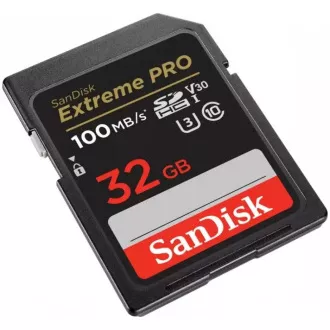 SanDisk SDHC karta 32GB Extreme PRO (100 MB/s Class 10, UHS-I U3 V30) SanDisk SDHC karta 32GB Extreme PRO (100 MB/s Class 10, UHS-I U3 V30)