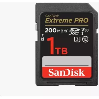 SanDisk SDXC karta 1TB Extreme PRO (200 MB/s Class 10, UHS-I U3 V30) SanDisk SDXC karta 1TB Extreme PRO (200 MB/s Class 10, UHS-I U3 V30)