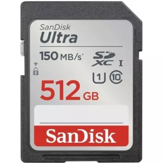 SanDisk SDXC karta Ultra 512GB (150MB/s) SanDisk SDXC karta Ultra 512GB (150MB/s)
