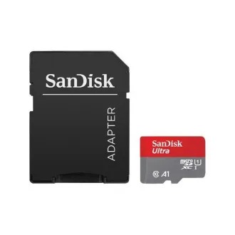 SanDisk MicroSDXC karta 64GB Ultra (140MB/s, A1 Class 10 UHS-I) + adaptér SanDisk MicroSDXC karta 64GB Ultra (140MB/s, A1 Class 10 UHS-I) + adaptér