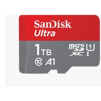 SanDisk Micro SDXC karta 1TB Ultra (150 MB/s, A1 Class 10 UHS-I) + adaptér SanDisk Micro SDXC karta 1TB Ultra (150 MB/s, A1 Class 10 UHS-I) + adaptér