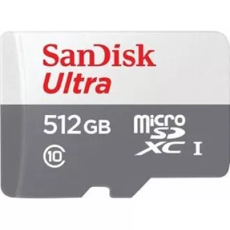 Sandisk MicroSDXC karta 512GB Ultra (100MB/s, Class 10 UHS-I, Android) Sandisk MicroSDXC karta 512GB Ultra (100MB/s, Class 10 UHS-I, Android)