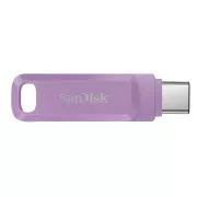 SanDisk Flash Disk 64GB Ultra Dual Drive Go, USB-C 3.2, Fialová