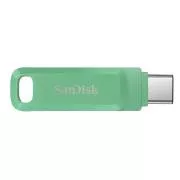 SanDisk Flash Disk 256GB Ultra Dual Drive Go, USB-C 3.2, Zelená