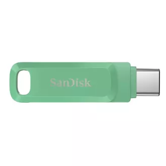 SanDisk Flash Disk 256GB Ultra Dual Drive Go, USB-C 3.2, Zelená