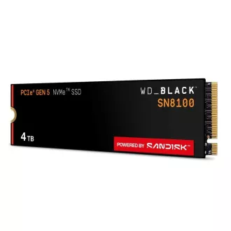 WD BLACK SSD NVMe 4TB PCIe SN8100 Powered by SanDisk, Gen5, (R:14900, W:14000MB/s) WD BLACK SSD NVMe 4TB PCIe SN8100 Powered by SanDisk, Gen5, (R:14900, W:14000MB/s)