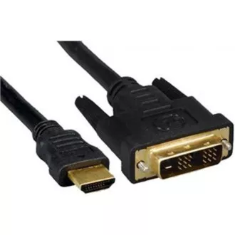 PREMIUMCORD Kabel HDMI - DVI-D 1m (M/M, zlacené kontakty, stíněný) PREMIUMCORD Kabel HDMI - DVI-D 1m (M/M, zlacené kontakty, stíněný)