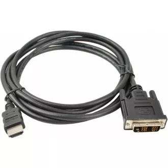 PREMIUMCORD Kabel HDMI - DVI-D 1m (M/M, zlacené kontakty, stíněný) PREMIUMCORD Kabel HDMI - DVI-D 1m (M/M, zlacené kontakty, stíněný)