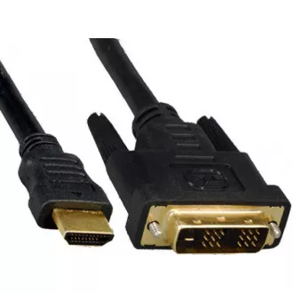 PREMIUMCORD Kabel HDMI - DVI-D 2m (M/M, zlacené kontakty, stíněný) PREMIUMCORD Kabel HDMI - DVI-D 2m (M/M, zlacené kontakty, stíněný)