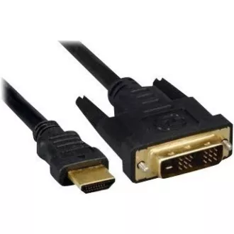 PREMIUMCORD Kabel HDMI - DVI-D 2m (M/M, zlacené kontakty, stíněný) PREMIUMCORD Kabel HDMI - DVI-D 2m (M/M, zlacené kontakty, stíněný)