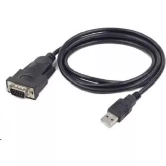 GEMBIRD Kabel adapter USB-serial 1, 5m 9 pin (com), černý GEMBIRD Kabel adapter USB-serial 1, 5m 9 pin (com), černý