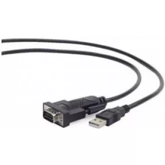 GEMBIRD Kabel adapter USB-serial 1, 5m 9 pin (com), černý GEMBIRD Kabel adapter USB-serial 1, 5m 9 pin (com), černý