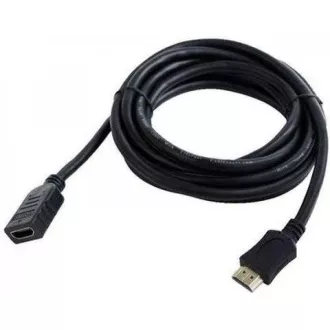 GEMBIRD Kabel prodlužovací HDMI - HDMI 3m (zlacené konektory, stíněný) GEMBIRD Kabel prodlužovací HDMI - HDMI 3m (zlacené konektory, stíněný)