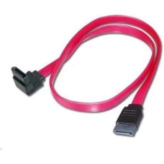 PREMIUMCORD Kabel SATA 0, 5m 1x90°+1x rovný konektor PREMIUMCORD Kabel SATA 0, 5m 1x90°+1x rovný konektor