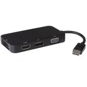 PREMIUMCORD adaptér DisplayPort - DP + HDMI + DVI + VGA, 1080p, 4K*2K