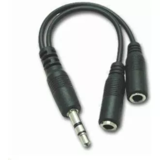 PREMIUMCORD Kabelová rozdvojka 3, 5 Jack M - 2xF 10cm PREMIUMCORD Kabelová rozdvojka 3, 5 Jack M - 2xF 10cm