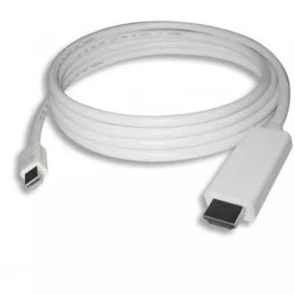 PREMIUMCORD Kabel mini DisplayPort 1.2 na HDMI 2.0, pro rozlišení 4Kx2K@60Hz, 2m PREMIUMCORD Kabel mini DisplayPort 1.2 na HDMI 2.0, pro rozlišení 4Kx2K@60Hz, 2m