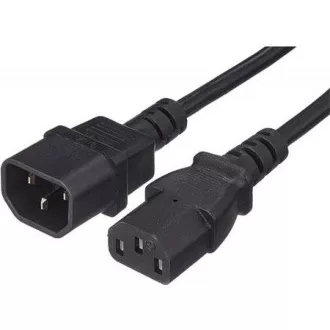 PREMIUMCORD Kabel napájecí 230V prodlužovací 2m PREMIUMCORD Kabel napájecí 230V prodlužovací 2m