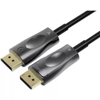 PREMIUMCORD Optický DisplayPort 1.4 přípojný kabel M/M, zlacené konekt. 10m PREMIUMCORD Optický DisplayPort 1.4 přípojný kabel M/M, zlacené konekt. 10m