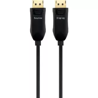 PREMIUMCORD Optický DisplayPort 1.4 přípojný kabel M/M, zlacené konekt. 10m PREMIUMCORD Optický DisplayPort 1.4 přípojný kabel M/M, zlacené konekt. 10m