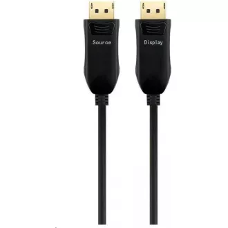 PREMIUMCORD Optický DisplayPort 1.4 přípojný kabel M/M, zlacené konekt. 10m PREMIUMCORD Optický DisplayPort 1.4 přípojný kabel M/M, zlacené konekt. 10m