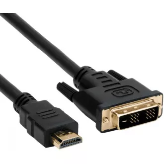 C-TECH kabel HDMI-DVI, M/M, 1, 8m C-TECH kabel HDMI-DVI, M/M, 1, 8m