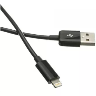 C-TECH kabel USB 2.0 Lightning (IP5 a vyšší) nabíjecí a synchronizační kabel, 1m, černý C-TECH kabel USB 2.0 Lightning (IP5 a vyšší) nabíjecí a synchronizační kabel, 1m, černý