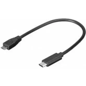 PREMIUMCORD Adaptér USB 3.1 C/male - USB 2.0 Micro-B/male, 0, 2m PREMIUMCORD Adaptér USB 3.1 C/male - USB 2.0 Micro-B/male, 0, 2m