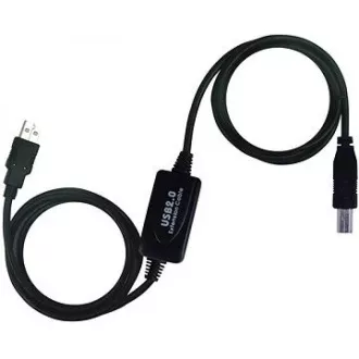 PREMIUMCORD USB 2.0 repeater a propojovací kabel A/M-B/M 20m PREMIUMCORD USB 2.0 repeater a propojovací kabel A/M-B/M 20m