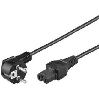 PREMIUMCORD Kabel síťový 230V k počítači 2m IEC 320 C15 konektor s drážkou PREMIUMCORD Kabel síťový 230V k počítači 2m IEC 320 C15 konektor s drážkou