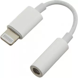 PREMIUMCORD Apple Lightning audio redukční kabel na 3.5 mm stereo jack/female, bílý PREMIUMCORD Apple Lightning audio redukční kabel na 3.5 mm stereo jack/female, bílý
