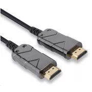 PREMIUMCORD Ultra High Speed HDMI 2.1 optický fiber kabel 8K@60Hz, zlacené 25m