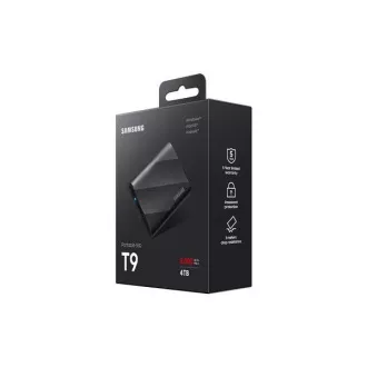 Samsung Externí SSD disk T9 - 4 TB - černý Samsung Externí SSD disk T9 - 4 TB - černý