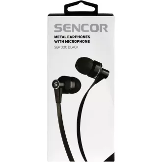 SEP 300 MIC BLACK MET SLUCHÁTKA SENCOR SEP 300 MIC BLACK MET SLUCHÁTKA SENCOR