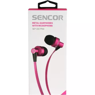 SEP 300 MIC PINK MET SLUCHÁTKA SENCOR SEP 300 MIC PINK MET SLUCHÁTKA SENCOR