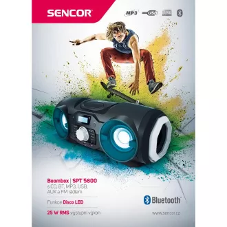 SPT 5800 RADIO S CD/MP3/USB/BT SENCOR SPT 5800 RADIO S CD/MP3/USB/BT SENCOR
