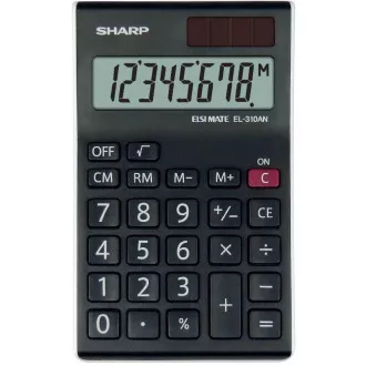 SHARP kalkulačka - EL-310ANWH - černá SHARP kalkulačka - EL-310ANWH - černá